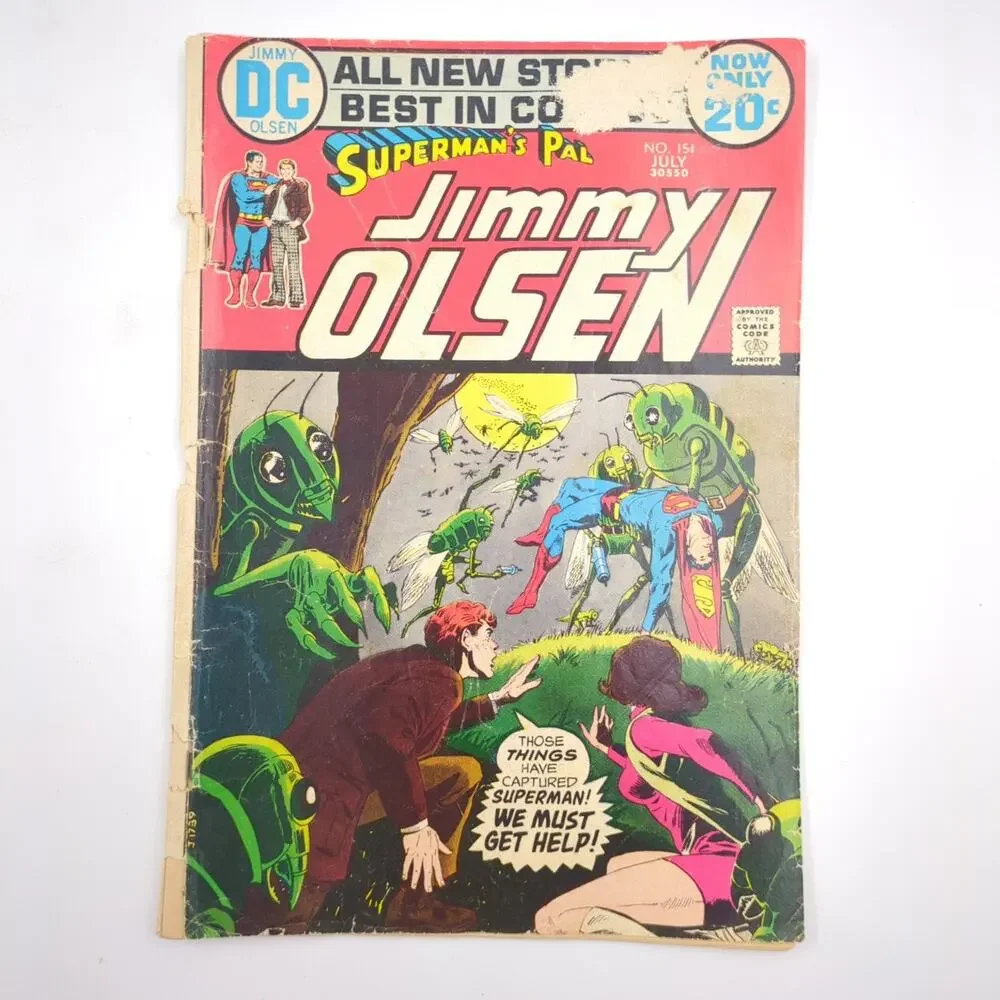 Superman's Pal Jimmy Olsen Lot 2 Issues #101 #151 DC Comics Silver Bronze Low